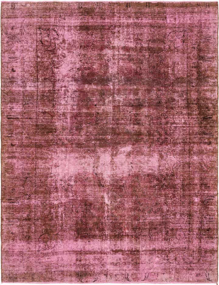 8' 6 x 11' Hand Knotted Ultra Vintage Persian Wool Rug