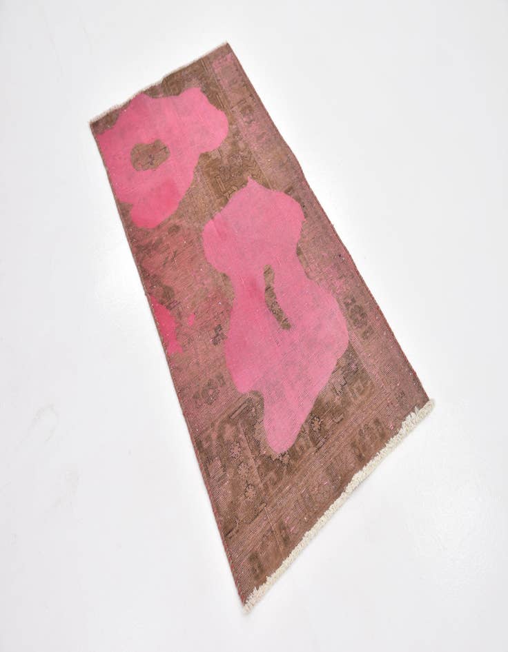 Detail image of 2' 5 x 4' 9 Hand Knotted Ultra Vintage Persian Wool Rug