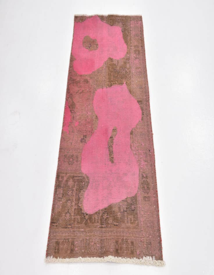 Detail image of 2' 5 x 4' 9 Hand Knotted Ultra Vintage Persian Wool Rug