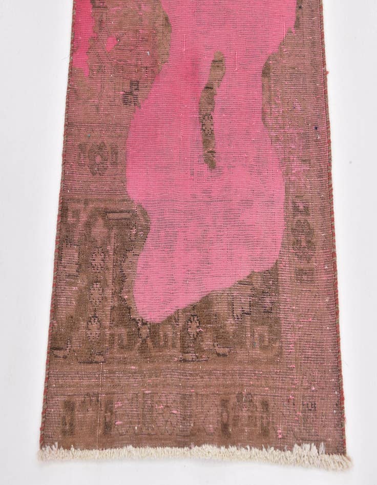 Detail image of 2' 5 x 4' 9 Hand Knotted Ultra Vintage Persian Wool Rug