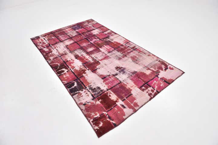 4' 2 x 7' 2 Hand Knotted Ultra Vintage Persian Wool Rug