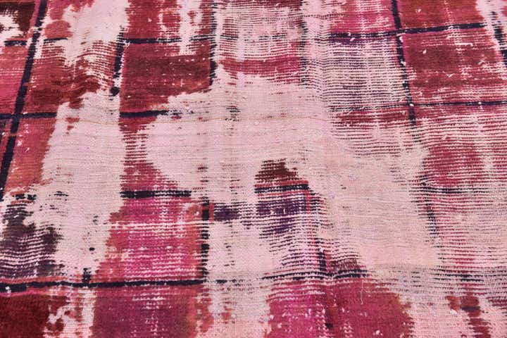 4' 2 x 7' 2 Hand Knotted Ultra Vintage Persian Wool Rug