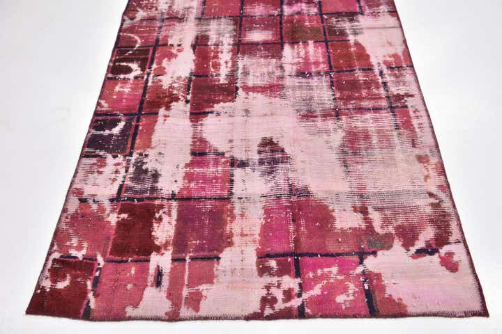 4' 2 x 7' 2 Hand Knotted Ultra Vintage Persian Wool Rug