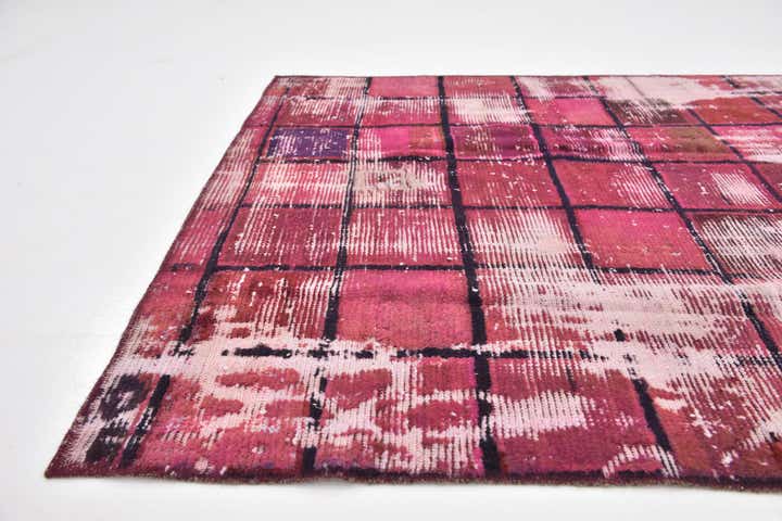 4' 2 x 7' 2 Hand Knotted Ultra Vintage Persian Wool Rug