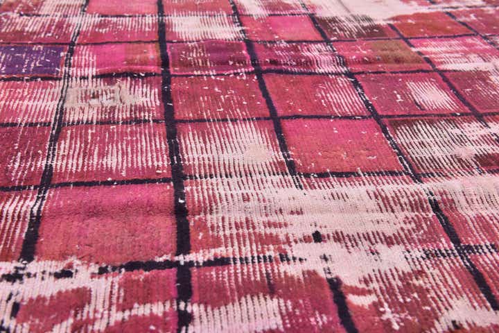 4' 2 x 7' 2 Hand Knotted Ultra Vintage Persian Wool Rug