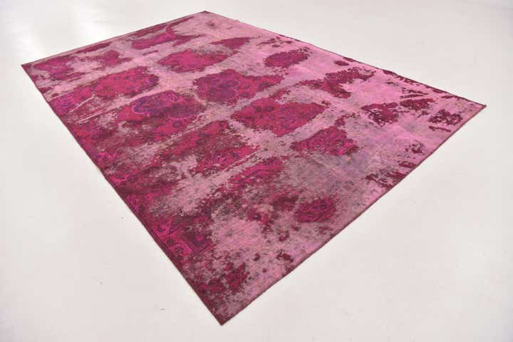 7' 10 x 12' 2 Hand Knotted Ultra Vintage Persian Wool Rug
