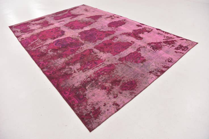Detail image of 7' 10 x 12' 2 Hand Knotted Ultra Vintage Persian Wool Rug