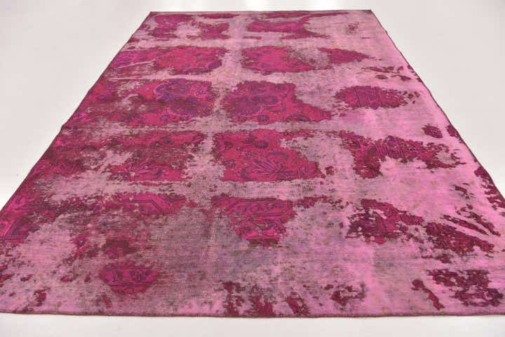7' 10 x 12' 2 Hand Knotted Ultra Vintage Persian Wool Rug