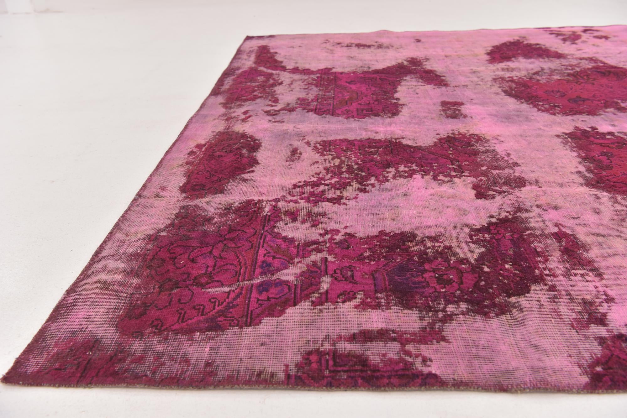 7' 10 x 12' 2 Hand Knotted Ultra Vintage Persian Wool Rug