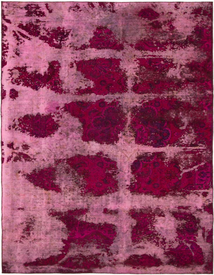 Detail image of 7' 10 x 12' 2 Hand Knotted Ultra Vintage Persian Wool Rug
