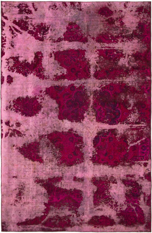 Detail image of 7' 10 x 12' 2 Hand Knotted Ultra Vintage Persian Wool Rug