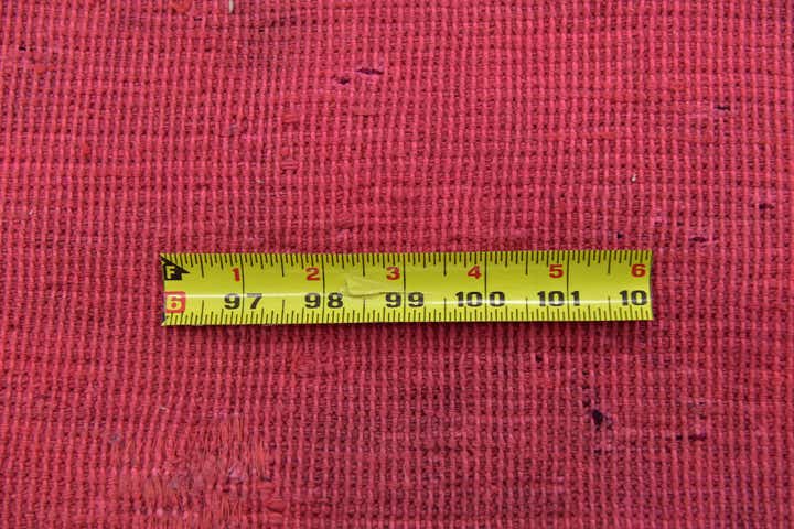 5' 10 x 9' 6 Hand Knotted Ultra Vintage Persian Wool Rug