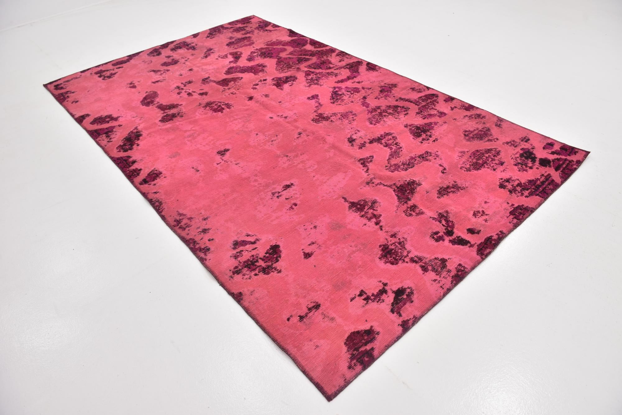 5' 10 x 9' 6 Hand Knotted Ultra Vintage Persian Wool Rug