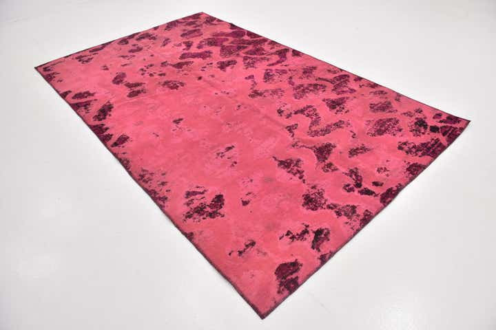 5' 10 x 9' 6 Hand Knotted Ultra Vintage Persian Wool Rug