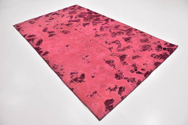 Detail image of 5' 10 x 9' 6 Hand Knotted Ultra Vintage Persian Wool Rug