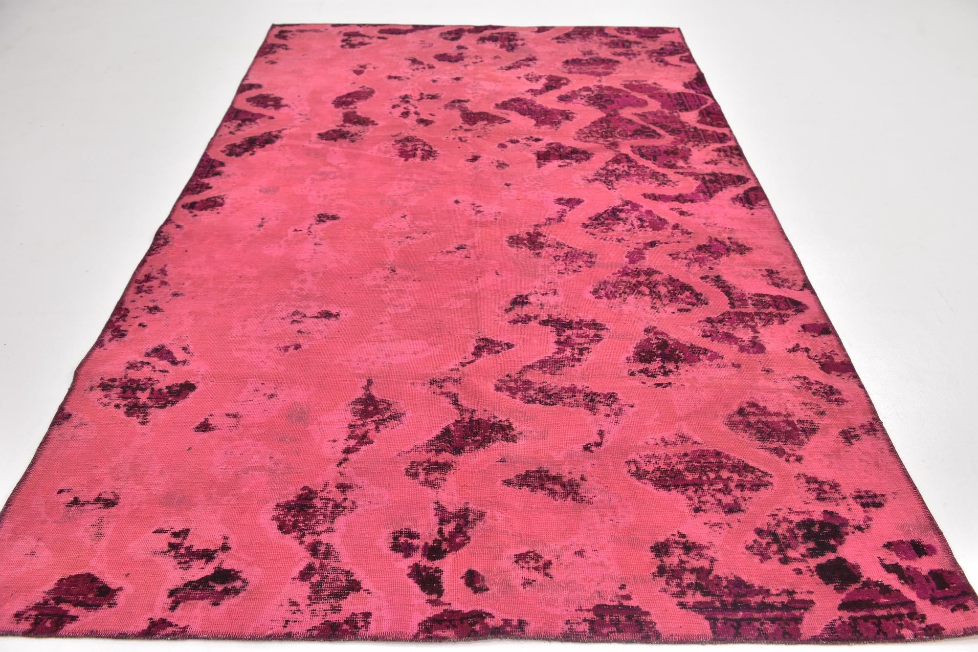 5' 10 x 9' 6 Hand Knotted Ultra Vintage Persian Wool Rug