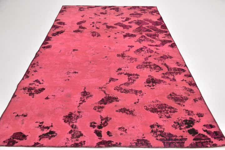 5' 10 x 9' 6 Hand Knotted Ultra Vintage Persian Wool Rug