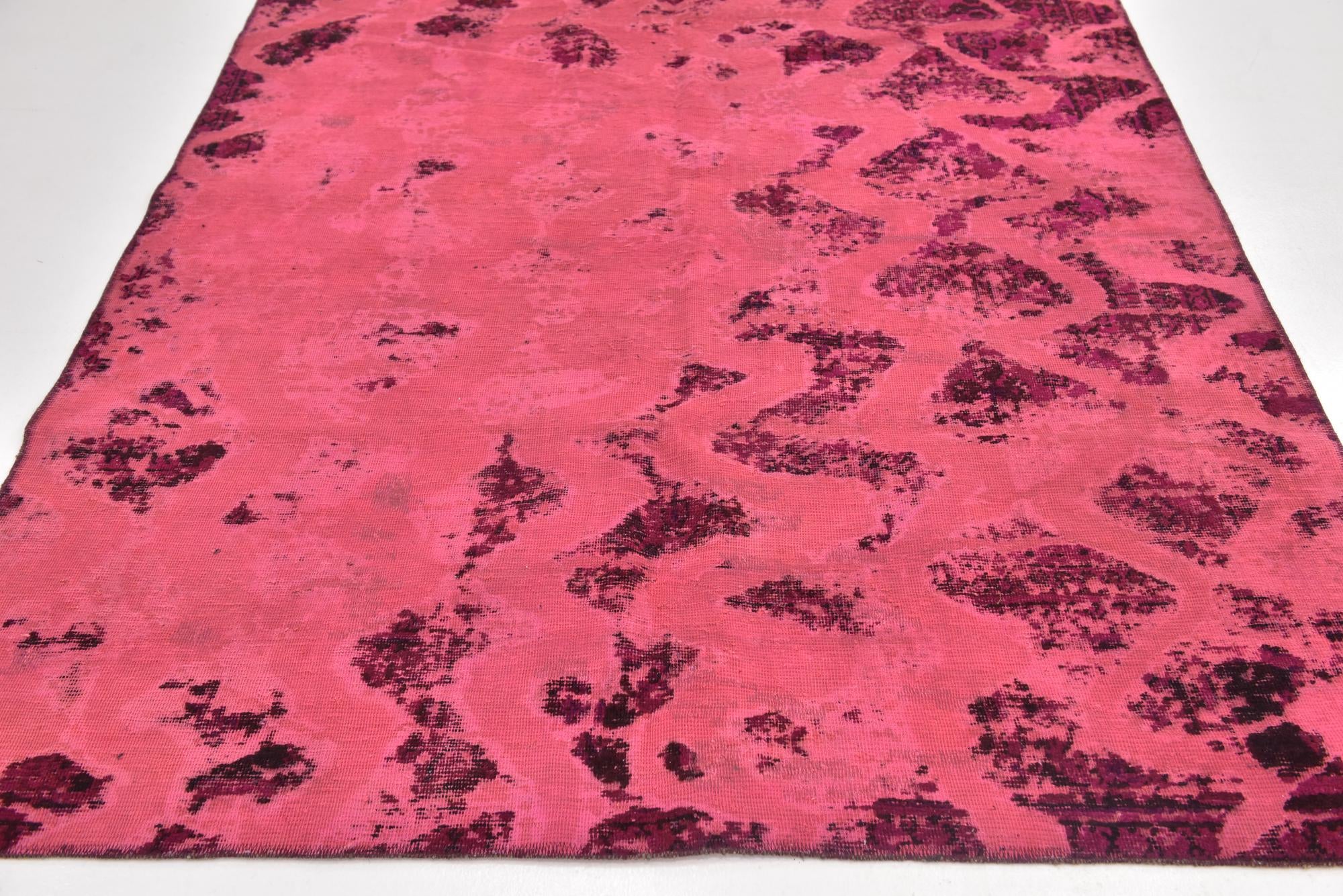 5' 10 x 9' 6 Hand Knotted Ultra Vintage Persian Wool Rug