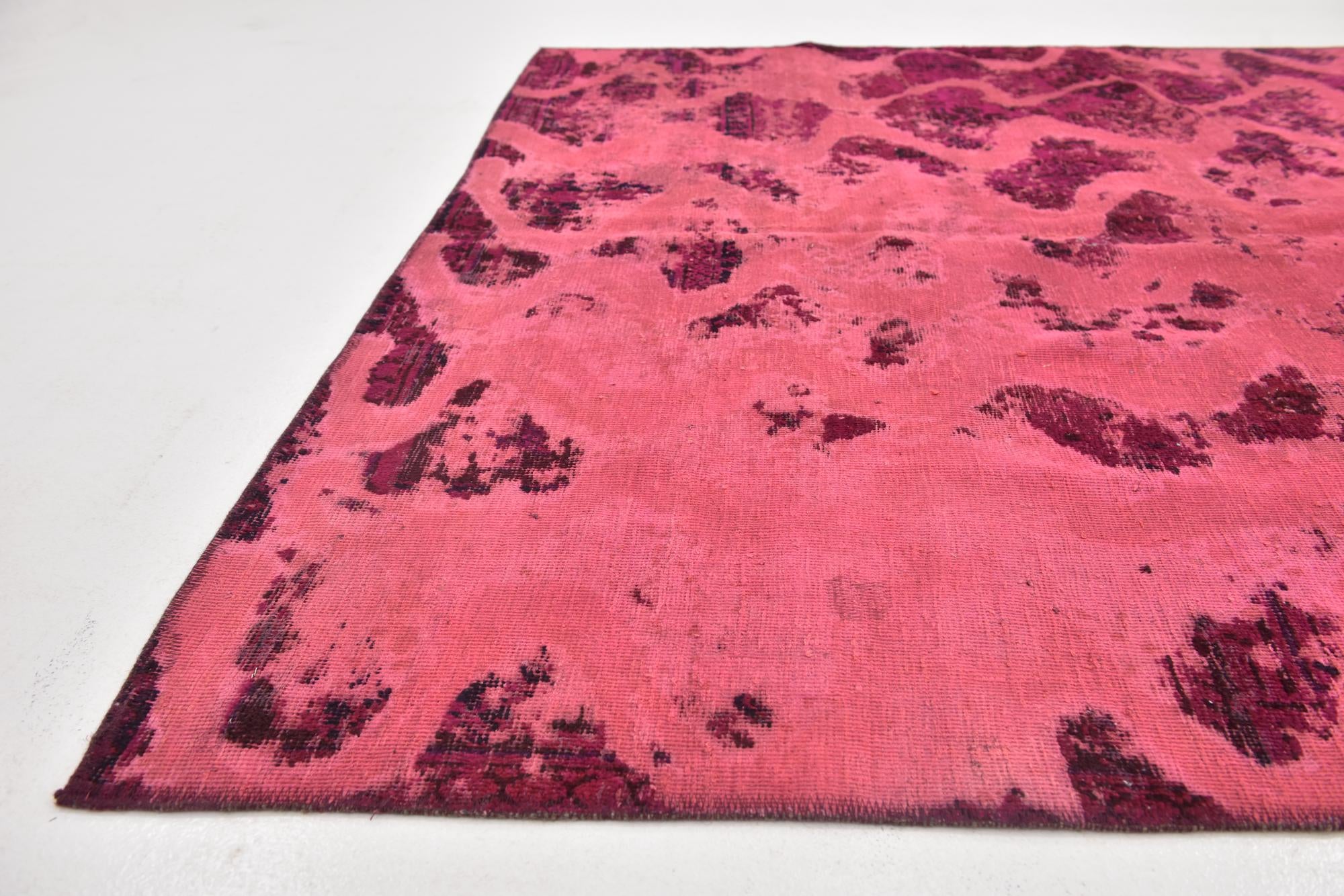 5' 10 x 9' 6 Hand Knotted Ultra Vintage Persian Wool Rug