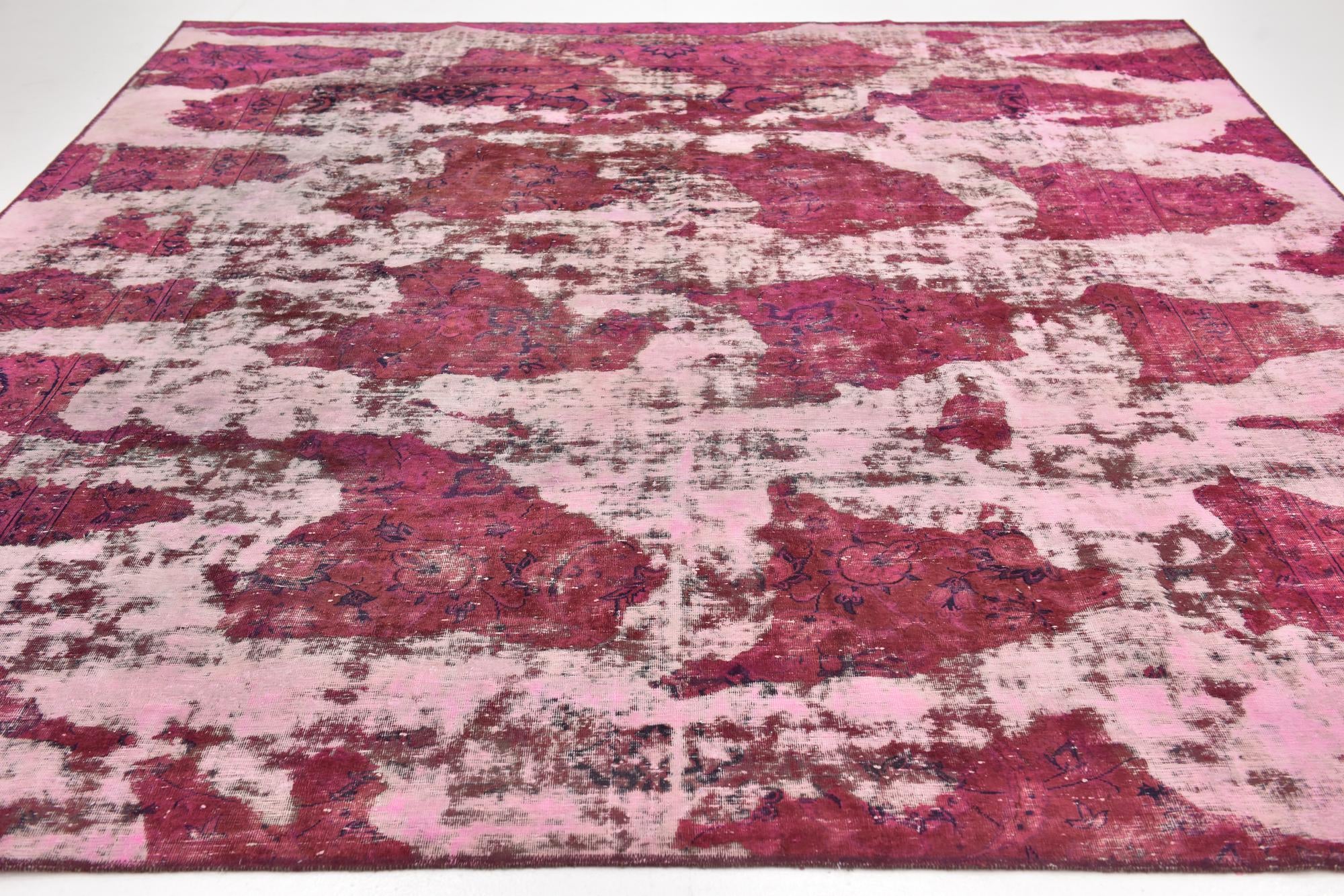 9' 2 x 10' 2 Hand Knotted Ultra Vintage Persian Wool Rug