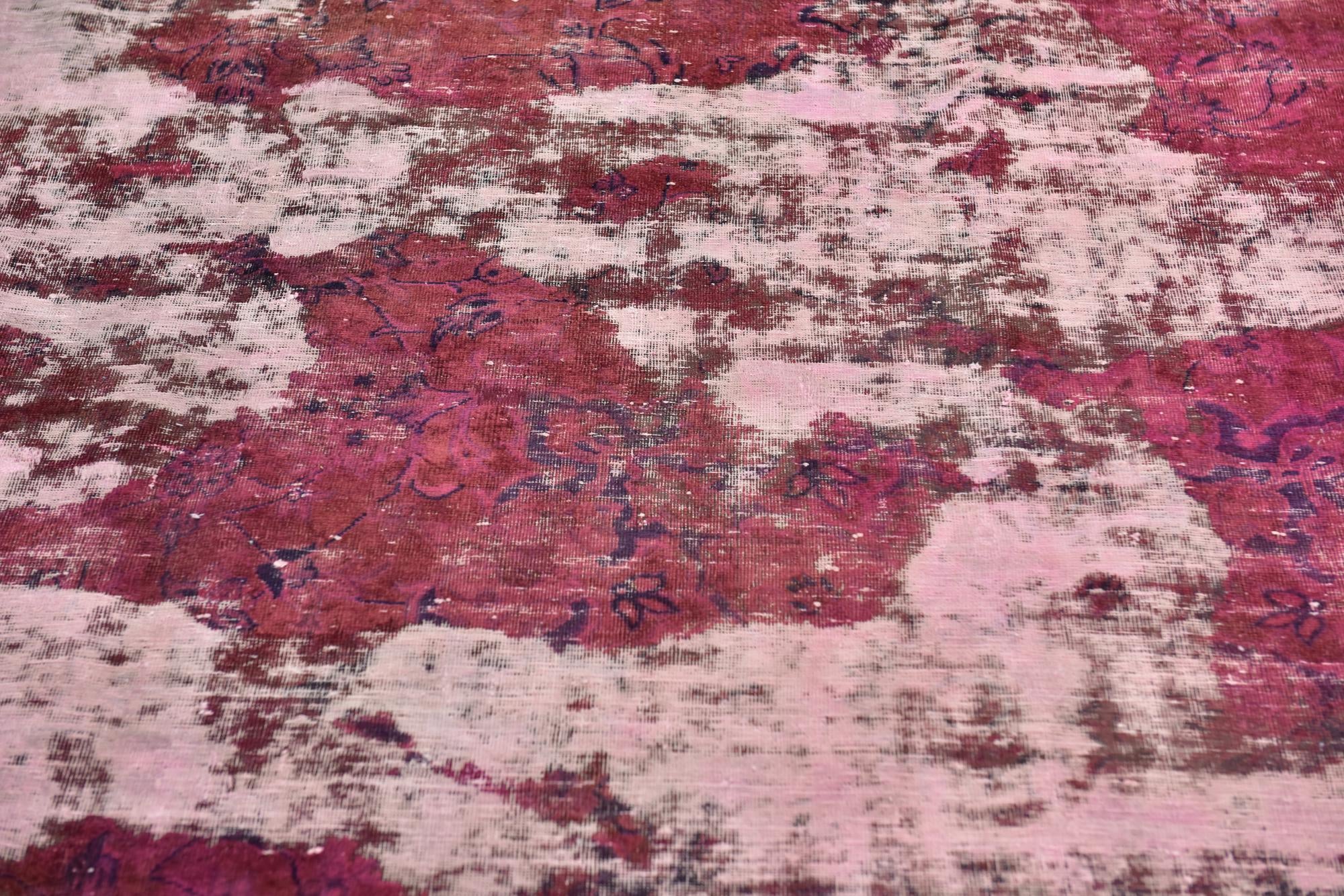 9' 2 x 10' 2 Hand Knotted Ultra Vintage Persian Wool Rug
