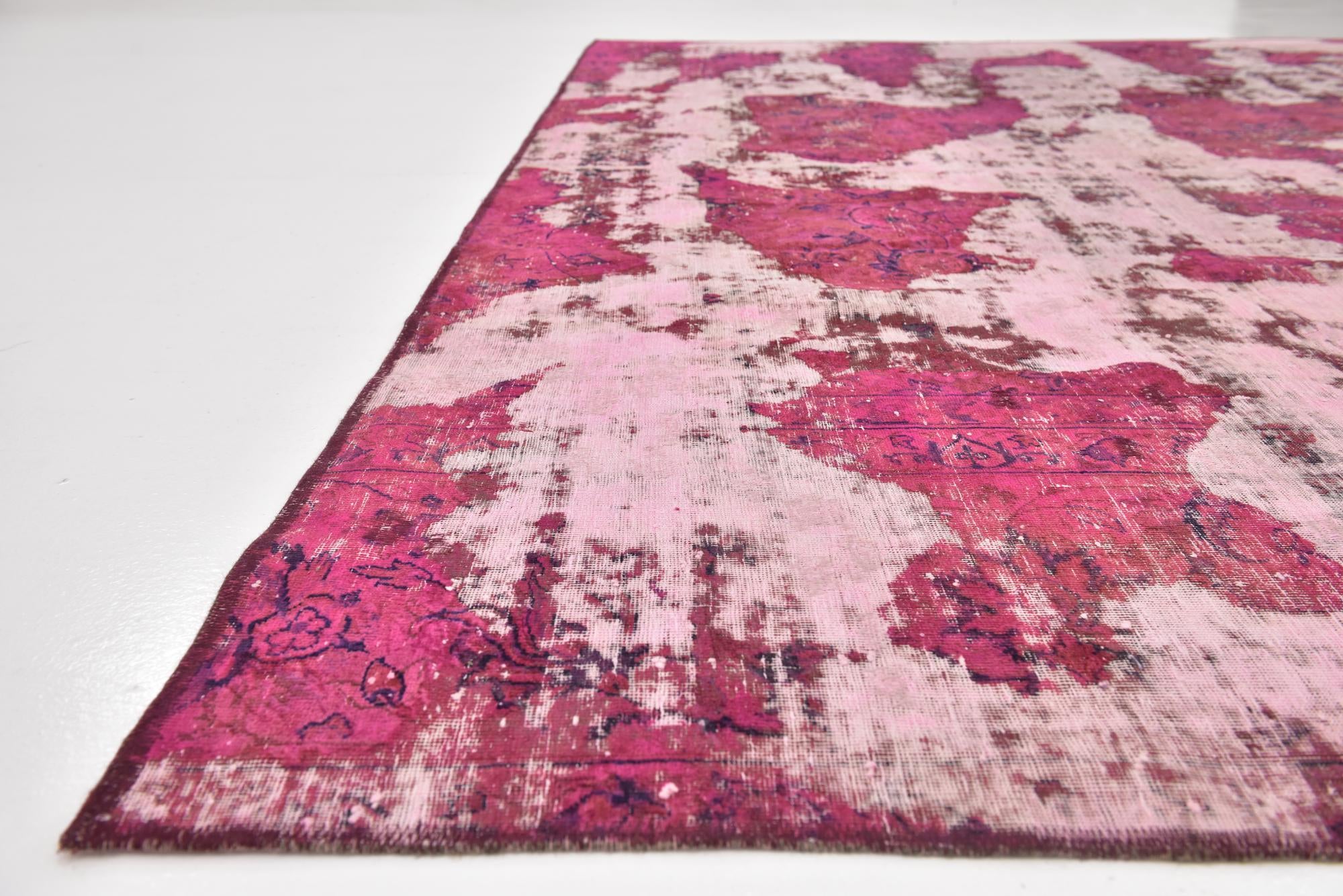9' 2 x 10' 2 Hand Knotted Ultra Vintage Persian Wool Rug