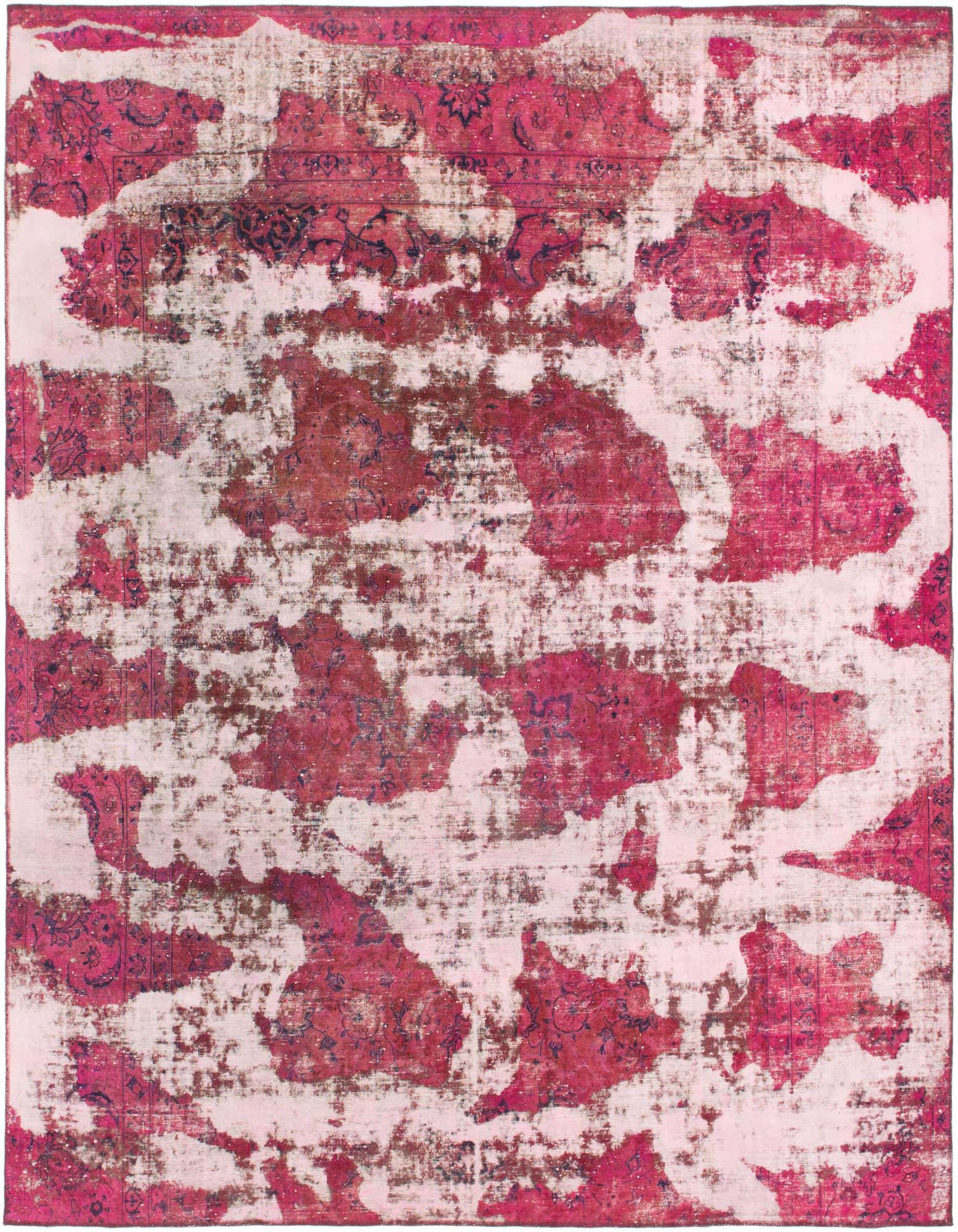 Primary image 9' 2 x 10' 2  Hand Knotted Ultra Vintage Persian Wool Rug