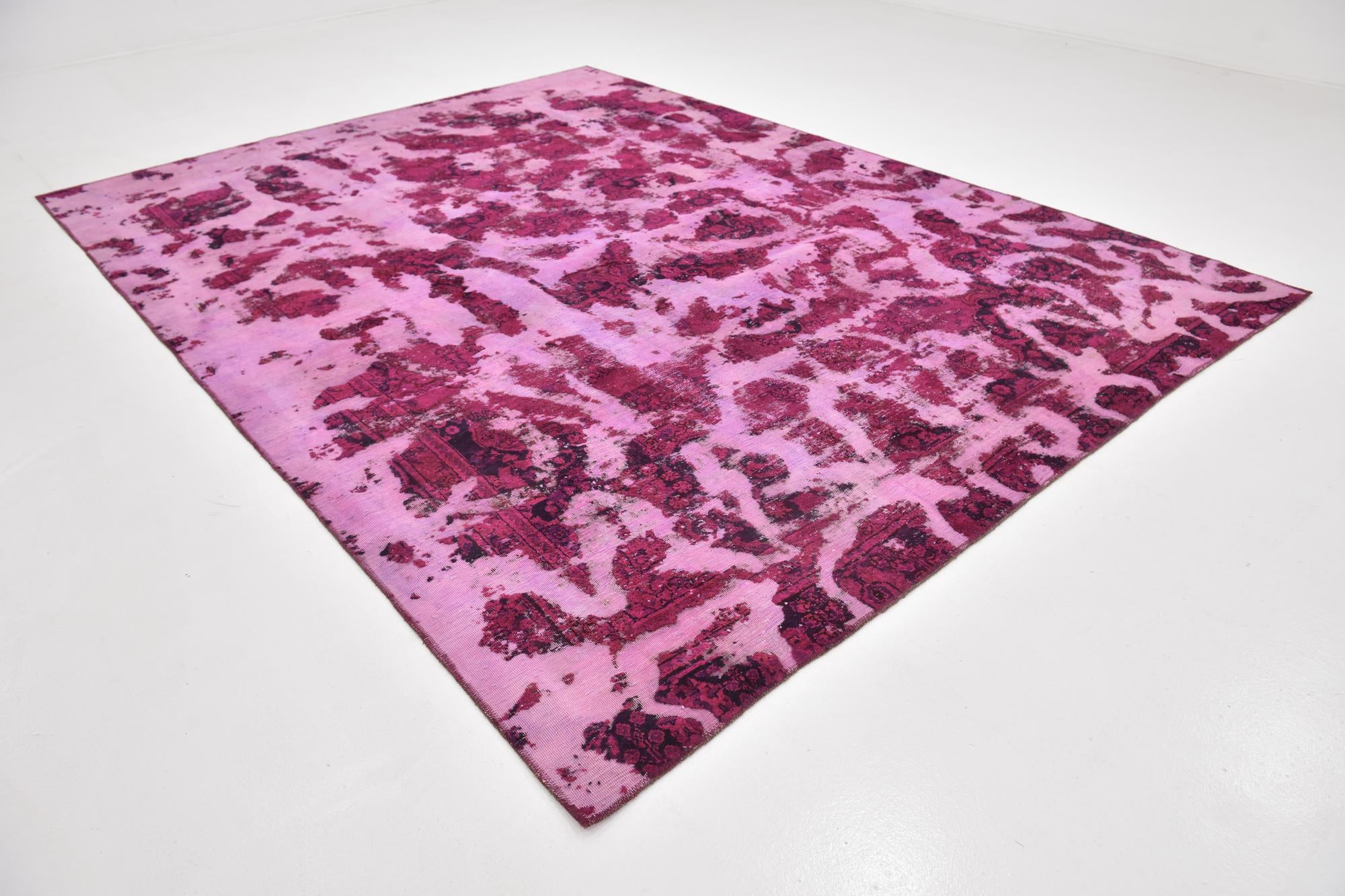8' 5 x 11' 3 Hand Knotted Ultra Vintage Persian Wool Rug