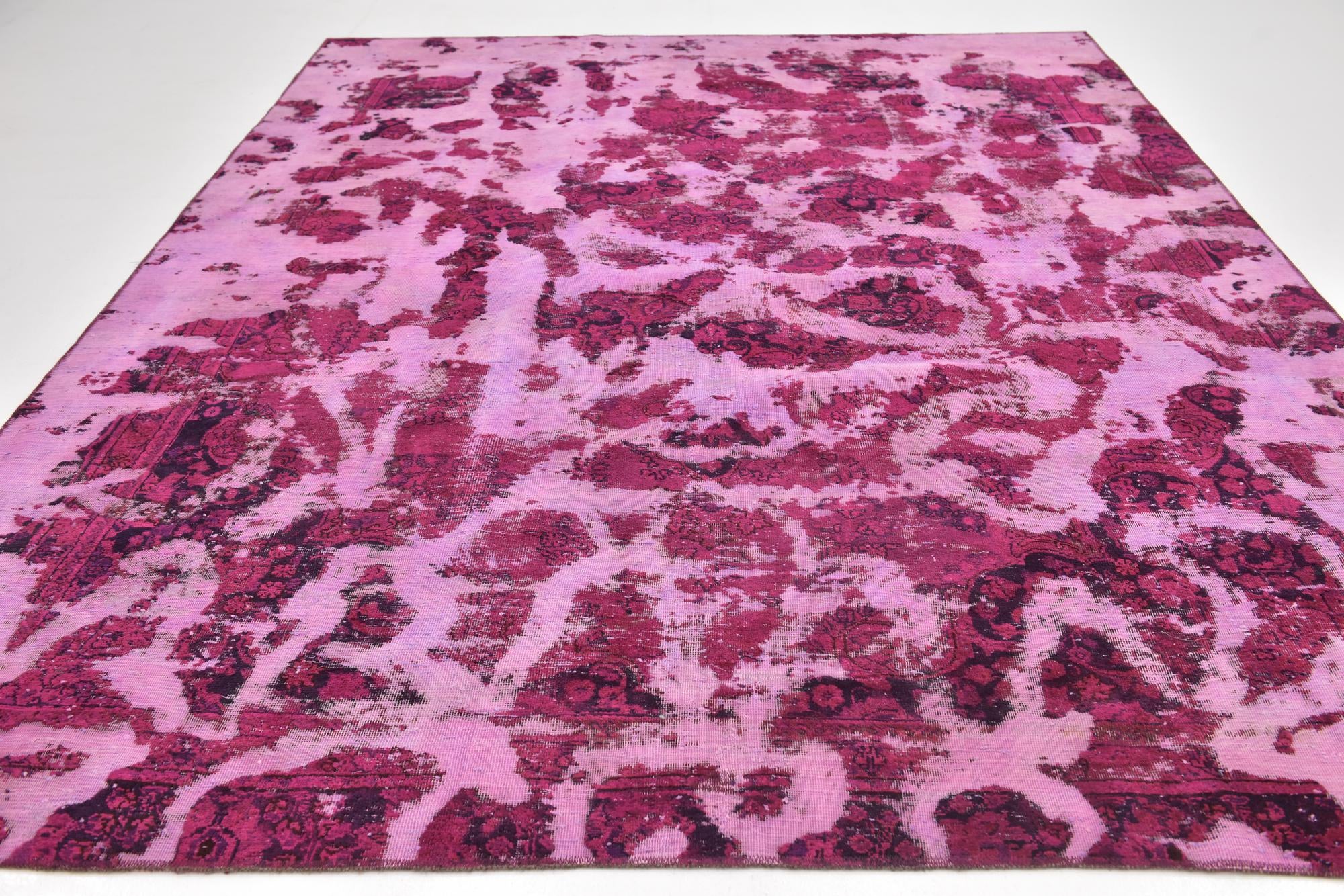8' 5 x 11' 3 Hand Knotted Ultra Vintage Persian Wool Rug