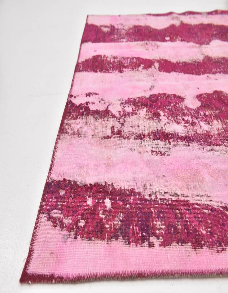 Detail image of 5' 7 x 8' 8  Hand Knotted Ultra Vintage Persian Wool Rug