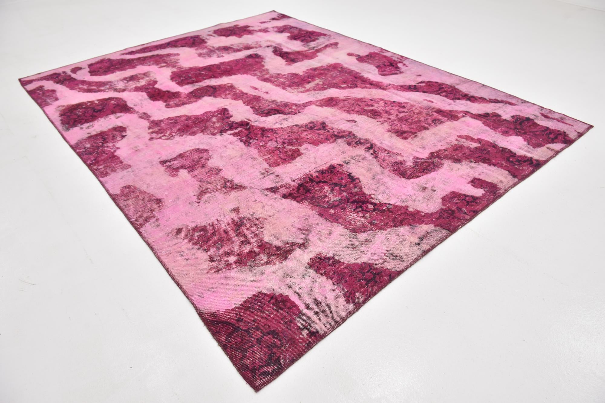 7' 5 x 9' 8 Hand Knotted Ultra Vintage Persian Wool Rug