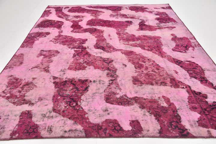 7' 5 x 9' 8 Hand Knotted Ultra Vintage Persian Wool Rug