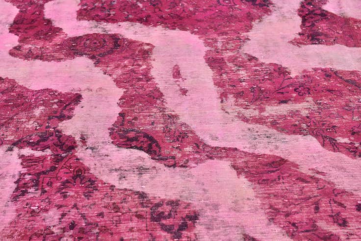 Detail image of 7' 5 x 9' 8 Hand Knotted Ultra Vintage Persian Wool Rug