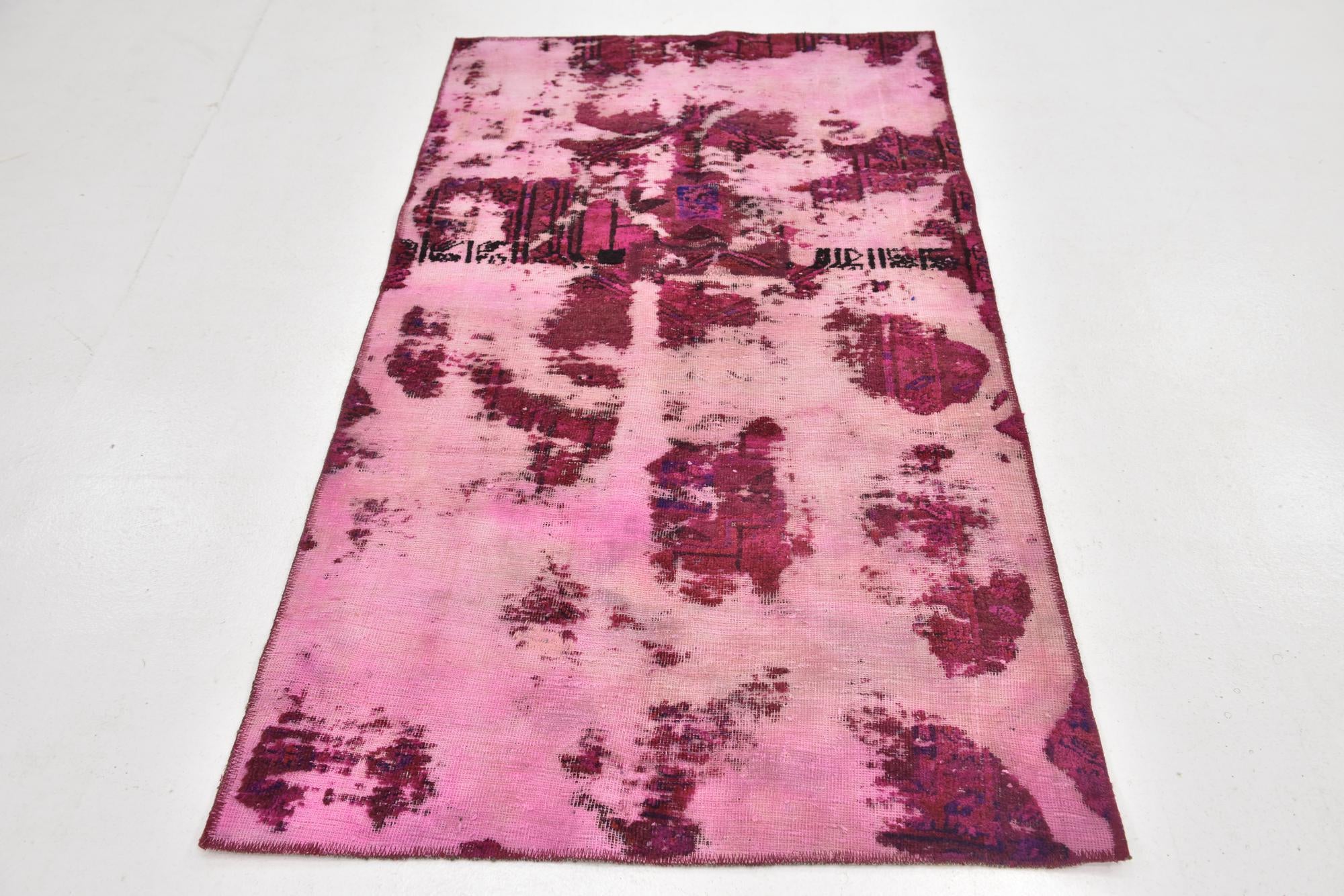 3' 3 x 6' Hand Knotted Ultra Vintage Persian Wool Rug
