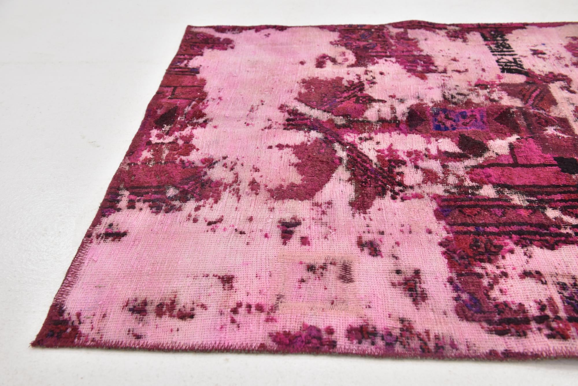 3' 3 x 6' Hand Knotted Ultra Vintage Persian Wool Rug