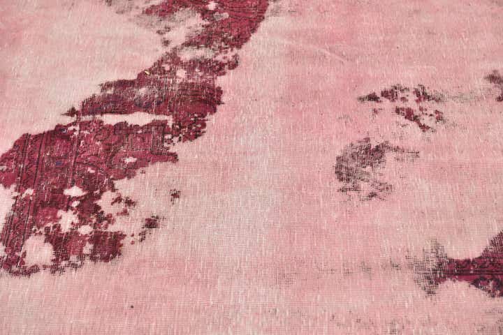 4' x 5' 10 Hand Knotted Ultra Vintage Persian Wool Rug
