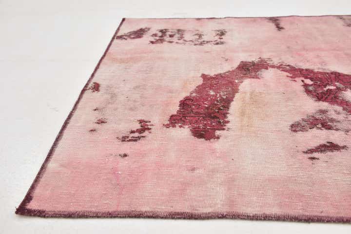 4' x 5' 10 Hand Knotted Ultra Vintage Persian Wool Rug