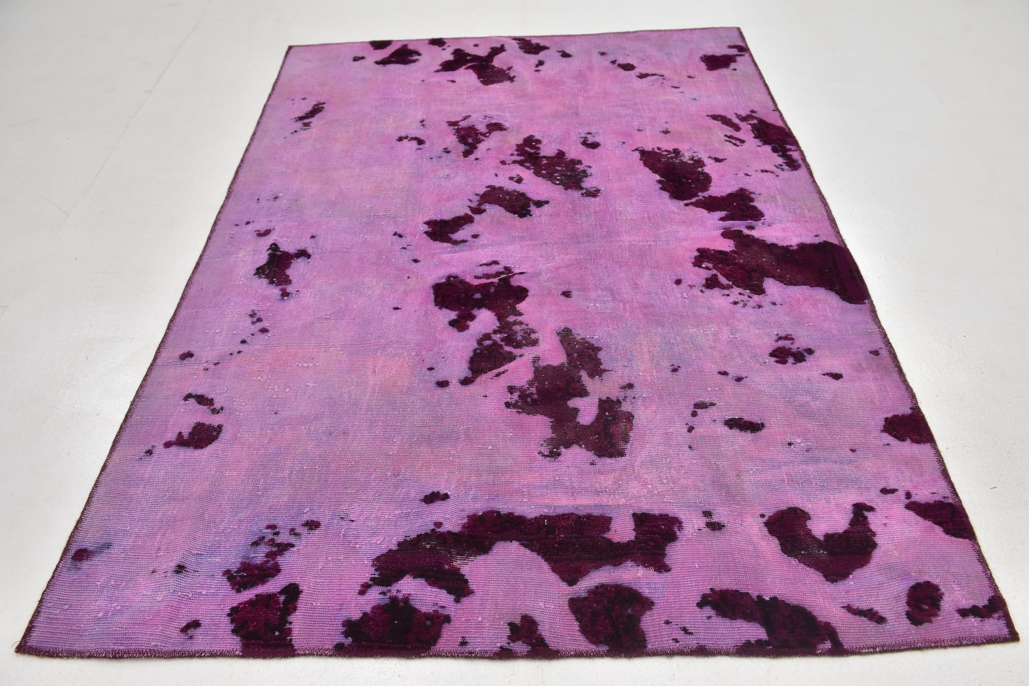 6' x 7' 8 Hand Knotted Ultra Vintage Persian Wool Rug