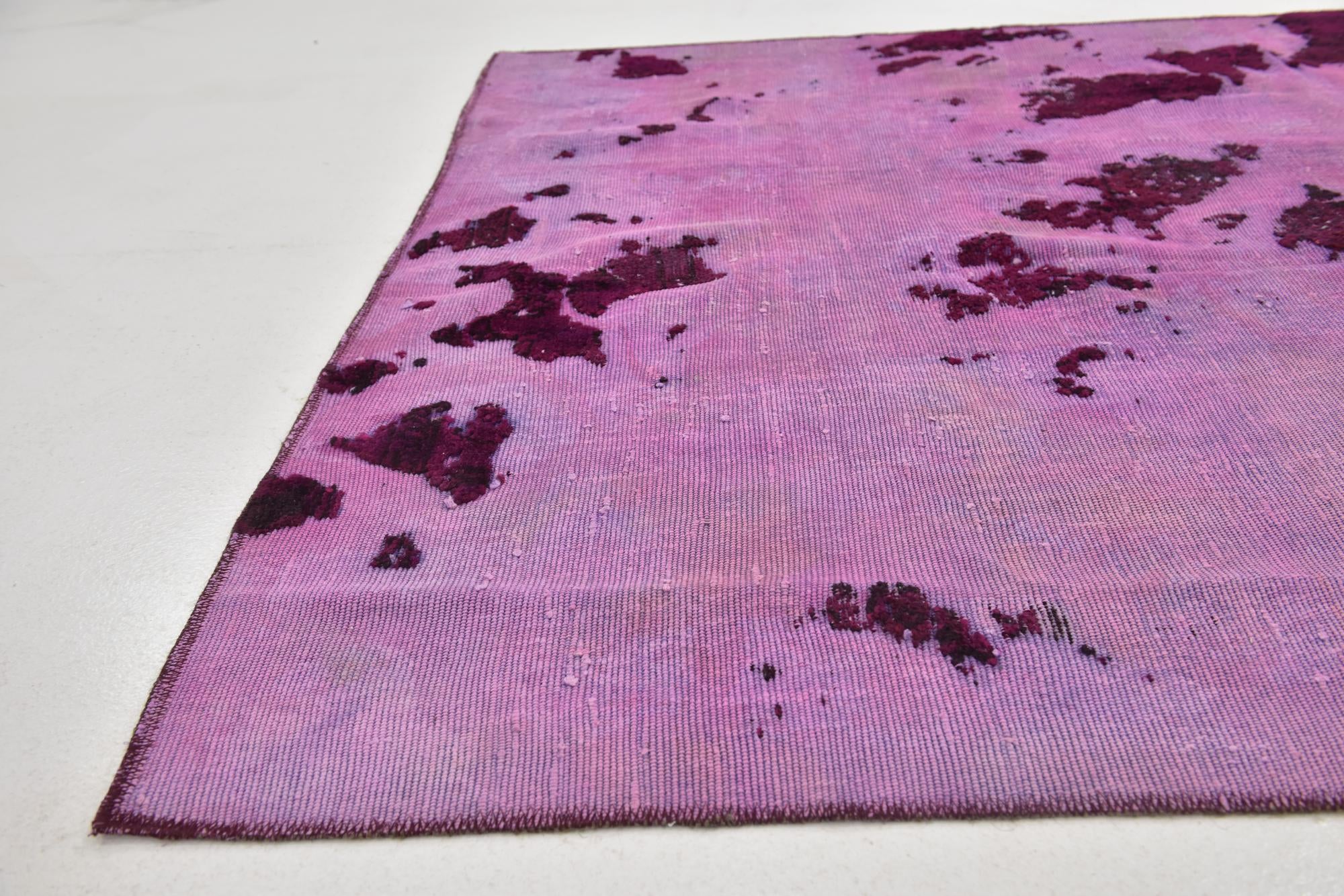 6' x 7' 8 Hand Knotted Ultra Vintage Persian Wool Rug