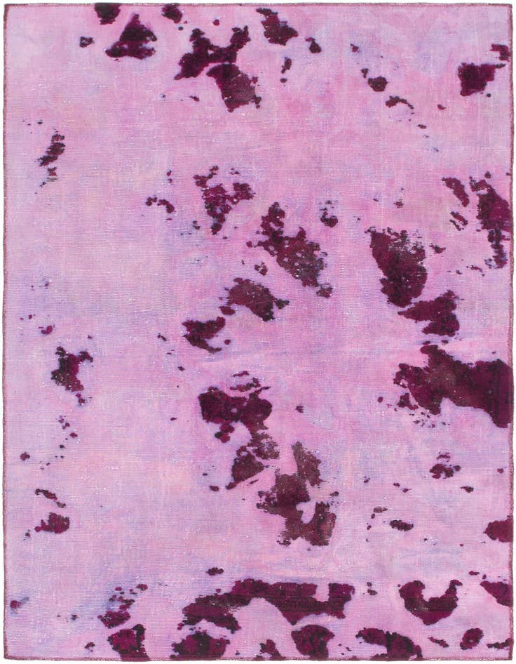 Detail image of 6' x 7' 8 Hand Knotted Ultra Vintage Persian Wool Rug