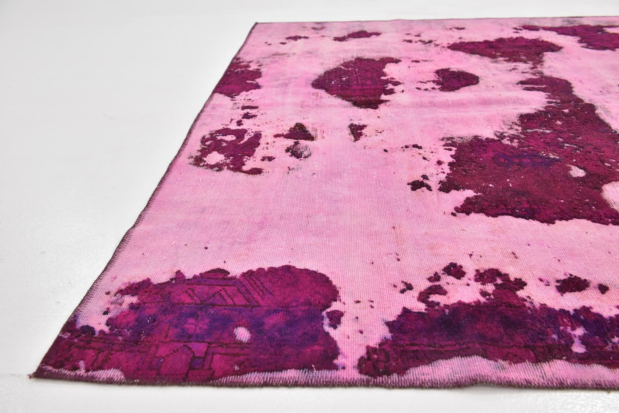 6' 3 x 8' Hand Knotted Ultra Vintage Persian Wool Rug