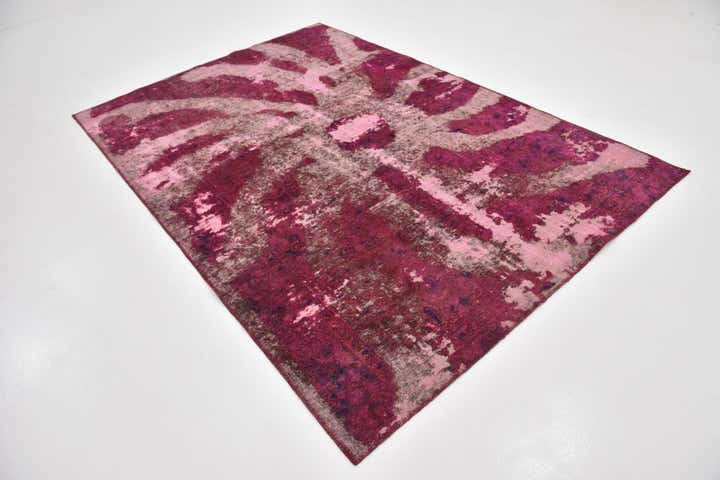 5' 10 x 8' 7 Hand Knotted Ultra Vintage Persian Wool Rug