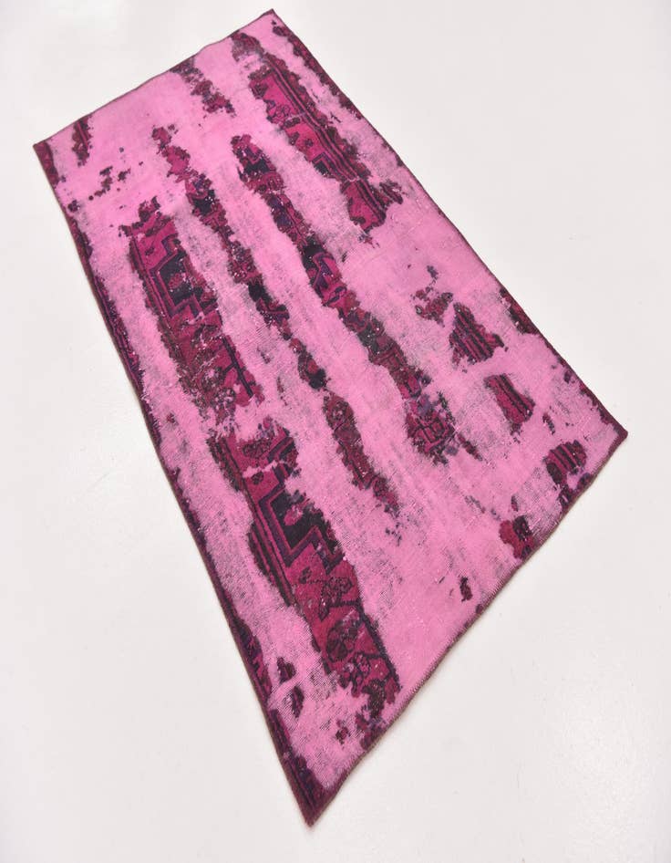 Detail image of 3' 4 x 5' 10 Hand Knotted Ultra Vintage Persian Wool Rug