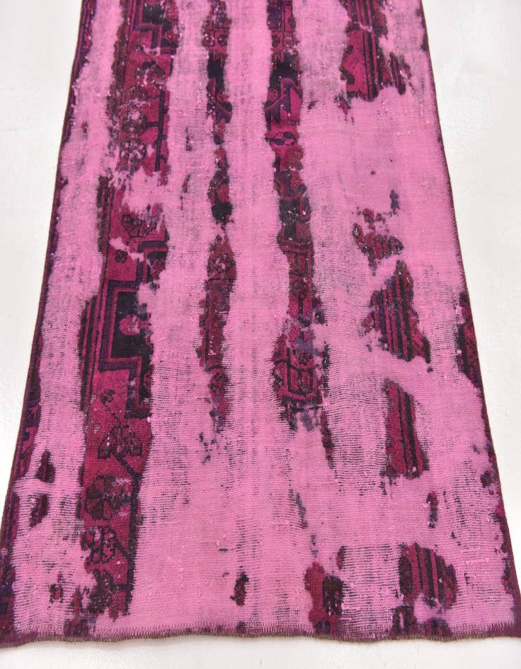 Detail image of 3' 4 x 5' 10 Hand Knotted Ultra Vintage Persian Wool Rug