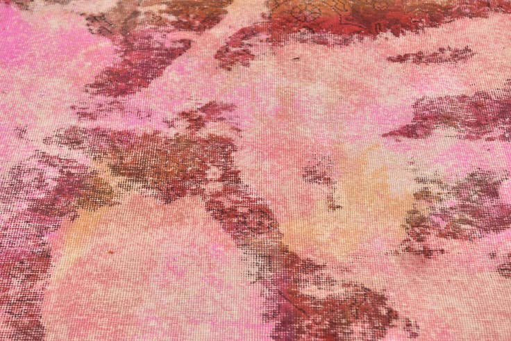 Detail image of 8' 10 x 11' 7 Hand Knotted Ultra Vintage Persian Wool Rug