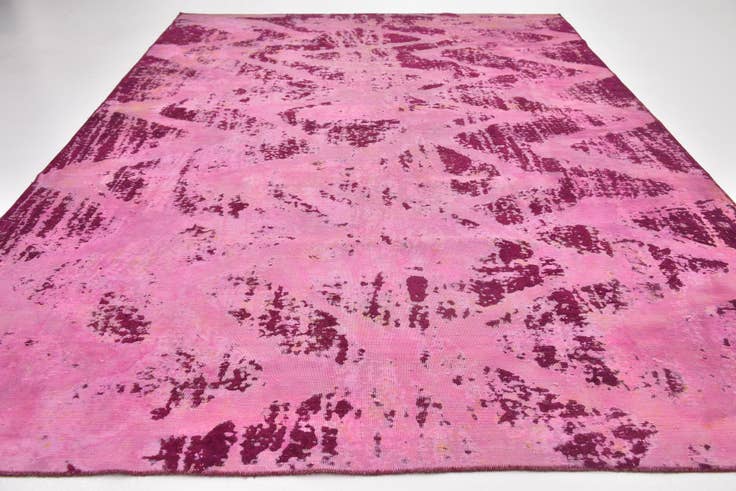 Detail image of 9' x 12' 9 Hand Knotted Ultra Vintage Persian Wool Rug