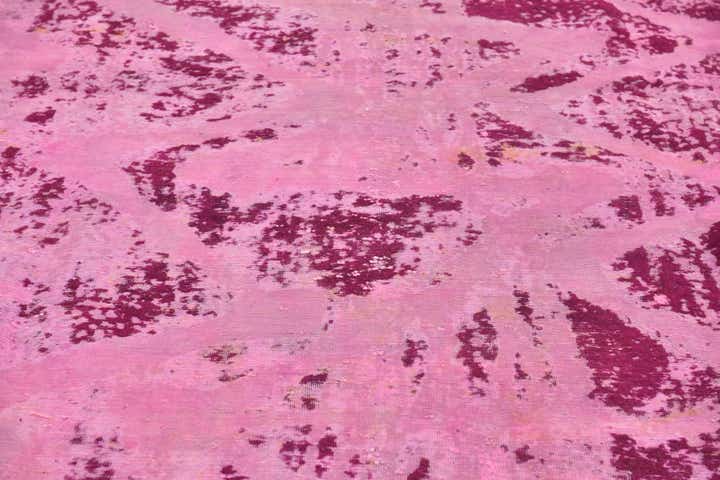 9' x 12' 9 Hand Knotted Ultra Vintage Persian Wool Rug