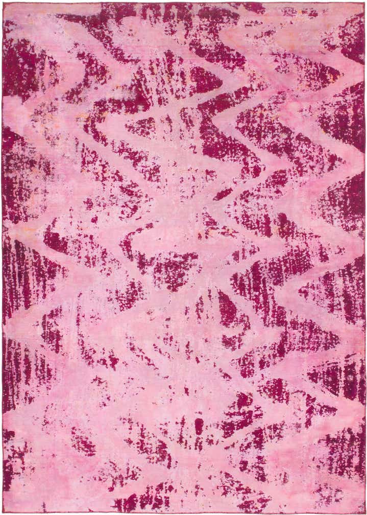 9' x 12' 9 Hand Knotted Ultra Vintage Persian Wool Rug