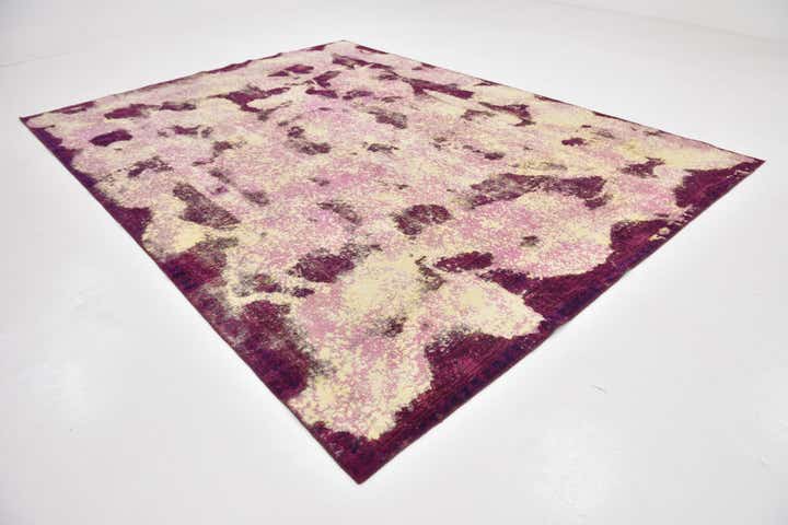 9' x 12' Hand Knotted Ultra Vintage Persian Wool Rug