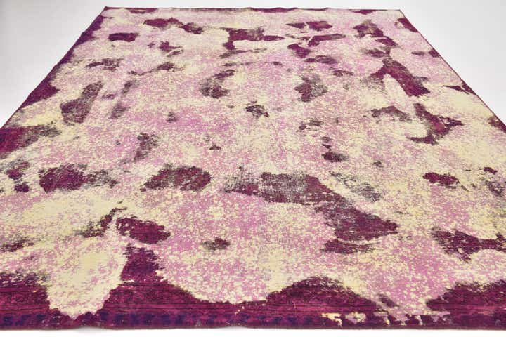 9' x 12' Hand Knotted Ultra Vintage Persian Wool Rug